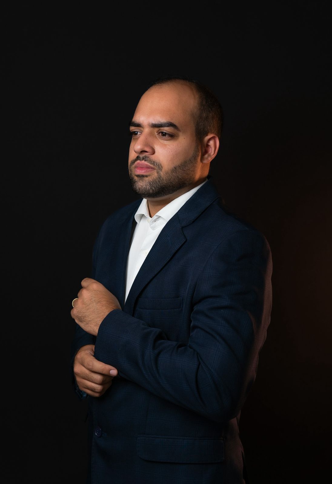 Retrato profissional em traje social
